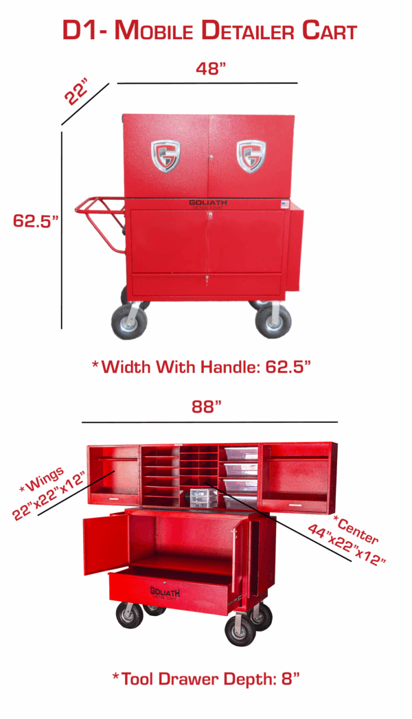 D1-A – D1 Mobile Detailer Cart - Image 3