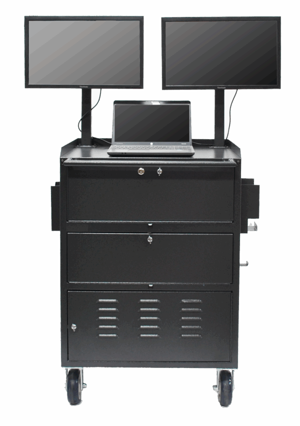 TGO-DC2-L – "Go Tech" / Fully Loaded Laptop Edition Cart