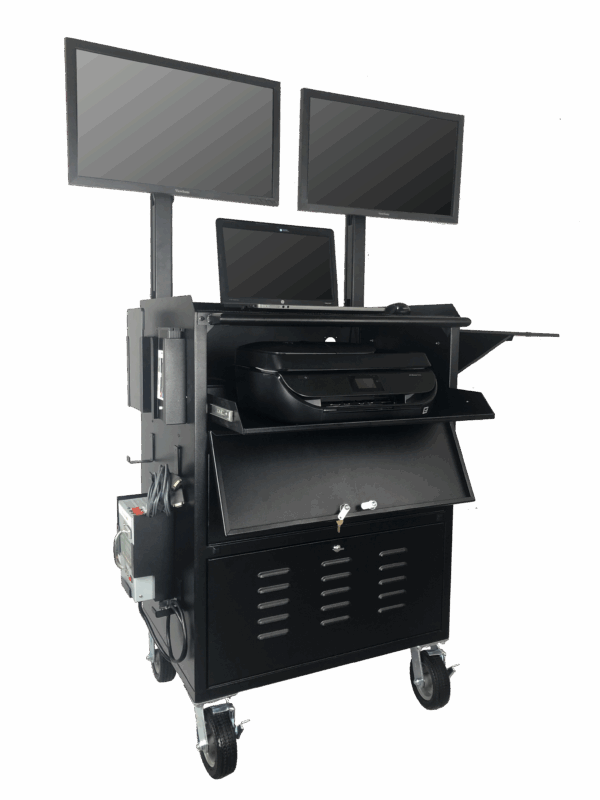 TGO-DC2-L – "Go Tech" / Fully Loaded Laptop Edition Cart - Image 2